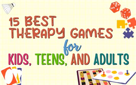 15 Best Therapy Games for Kids, Teens, and Adults – Mental Health Center Kids