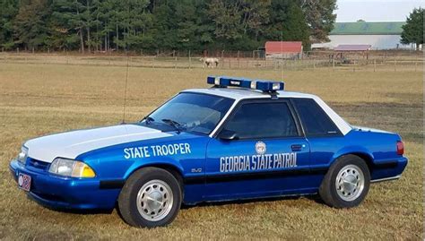 Vintage Ford Mustang SSP - Georgia State Patrol