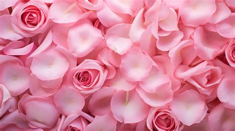 Gorgeous Pink Rose Petals Exquisite Texture For Backgrounds, Rose Petals, Fresh Flowers ...