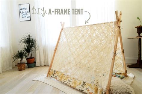 Make Your Own A-Frame Tent - A Beautiful Mess