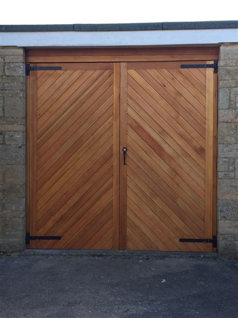 Beckington Herringbone Garage Doors - Kinder Timber Products