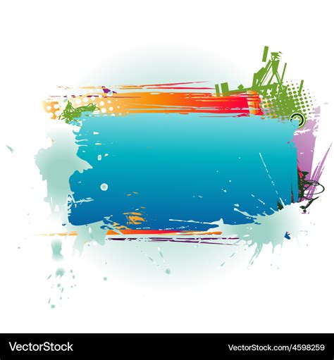 Abstract colorful text box Royalty Free Vector Image