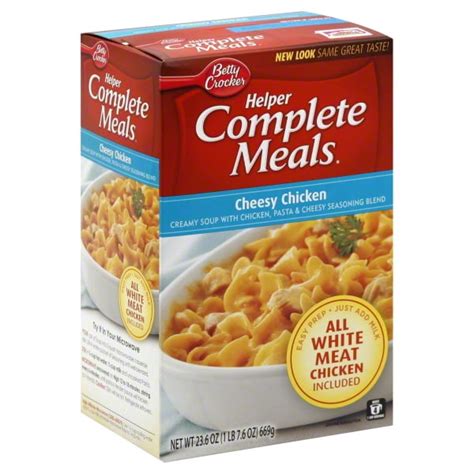 General Mills Betty Crocker Helper Complete Meals Cheesy Chicken, 23.6 oz - Walmart.com ...