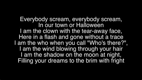 This Is Halloween Nightmare Before Christmas Lyrics