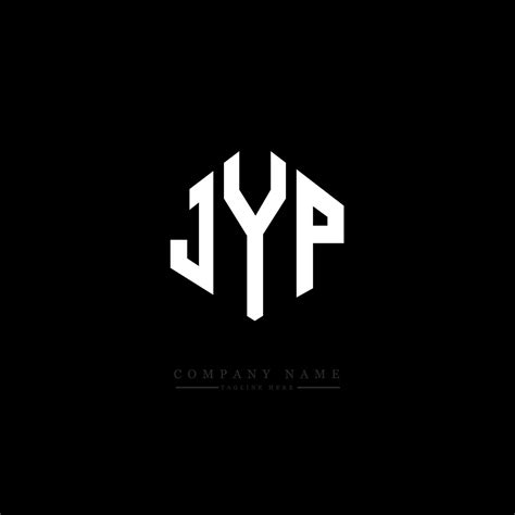 JYP letter logo design with polygon shape. JYP polygon and cube shape logo design. JYP hexagon ...