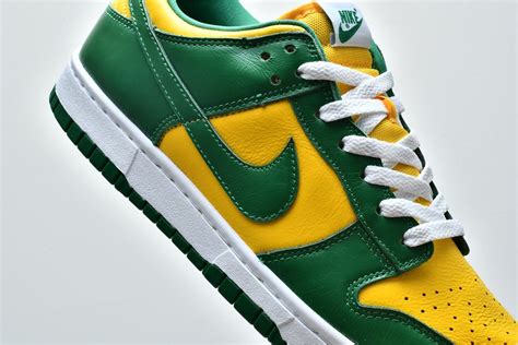 Nike Dunk Low SP “Brazil” Yellow Green CU1727-700 - FavSole.com