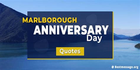 Marlborough Anniversary Day Messages Quotes