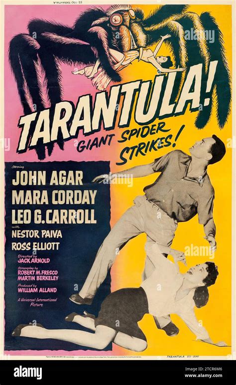 Tarantula (Universal International, 1955) Giant Spider Strikes - sci-fi, terror, horror - movie ...