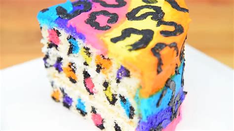 Rainbow Leopard Cake | Book Recipes