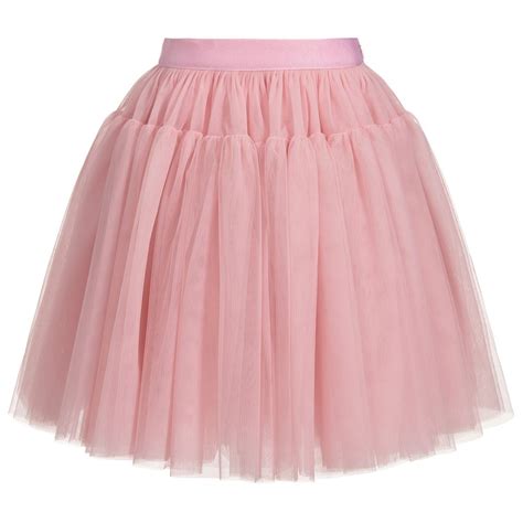 Dolce & Gabbana - Girls Pink Tulle Tutu Skirt | Childrensalon