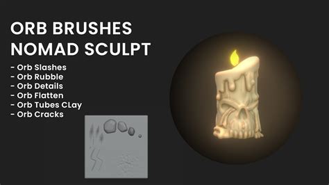 ArtStation - Orb brushes NOMAD SCULPT | Brushes