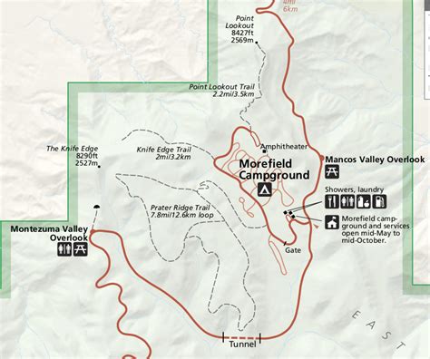 Map Of Mesa Verde National Park In Colorado – The World Map