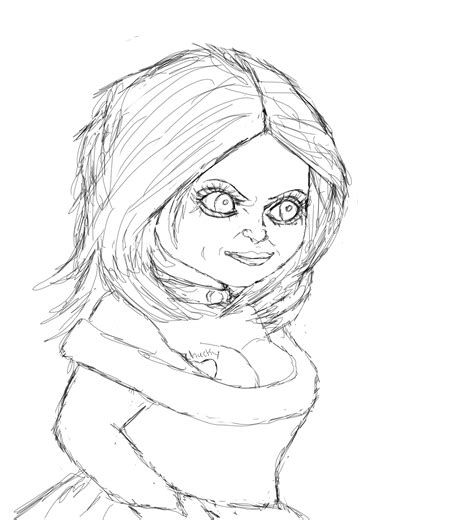 Bride Of Chucky Tiffany Coloring Pages Coloring Pages