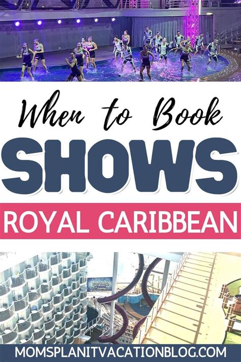 the royal caribbean ship with text overlay reading when to book shows