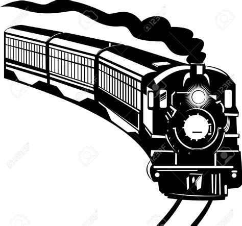 Train Clipart Black And White | Free download on ClipArtMag