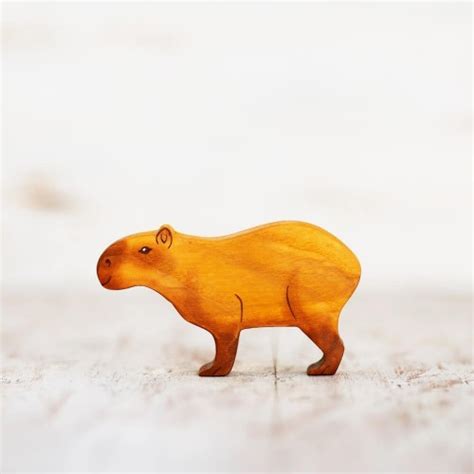 Wooden Capybara Toy - WoodenCaterpillar Toys