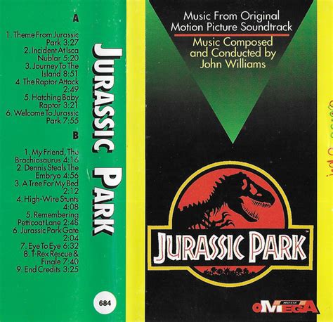 John Williams – Jurassic Park (Original Motion Picture Soundtrack) (Cassette) - Discogs