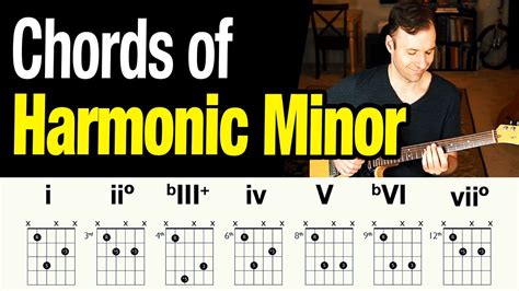 Chords of the Harmonic Minor Scale | Guitar Techniques and Effects