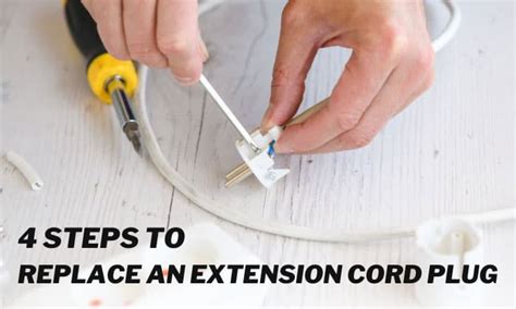 How to Replace an Extension Cord Plug? - 4 Easy Steps