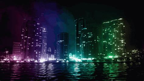 Ocean GIF - Ocean - Discover & Share GIFs | Ocean gif, City lights at night, Cityscape