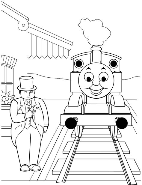 Thomas The Train Coloring Pages at GetColorings.com | Free printable colorings pages to print ...