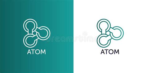 Atom Logo. the Atom Path World of Science Logo Graphic Design Icon Stock Vector - Illustration ...