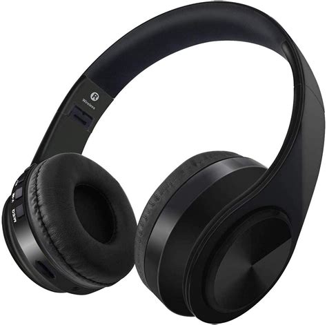 Bluetooth Headphones,Intera Wireless Headphones Over Ear with Microphone, Foldable & Lightweight ...