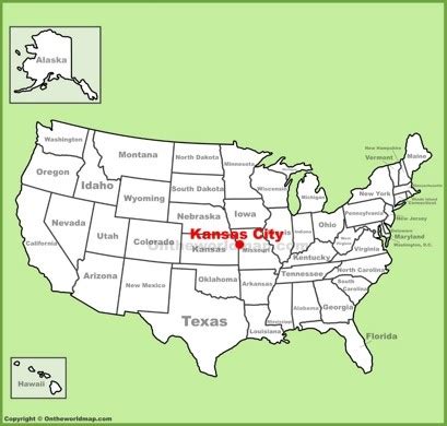 Kansas City Missouri Us Map - Danica Dominique