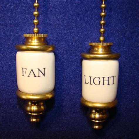 Fan & Light ceiling fan pull chain set of 2 pull chains