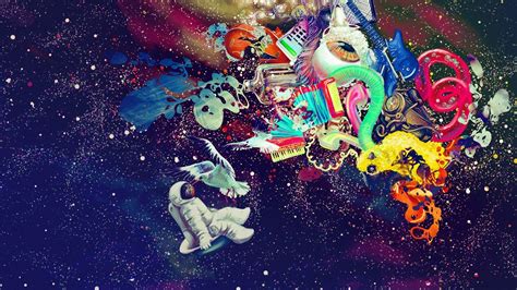 Trippy Astronaut in Space Wallpapers - Top Free Trippy Astronaut in ...