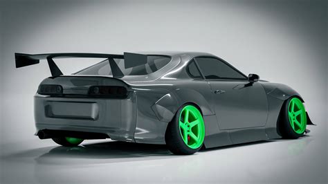 Toyota Supra MK4 Drift Tune - 3D Model by Naudaff3D