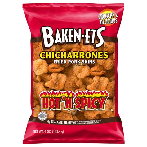 Save on Baken-Ets Chicharrones Fried Pork Skins Hot 'N Spicy Order ...