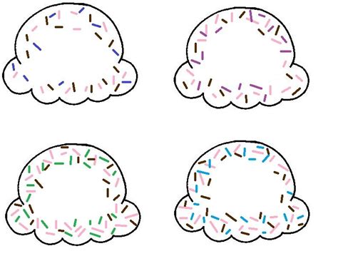 Printable Ice Cream Scoops