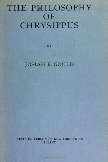 The Philosophy of Chrysippus | State University of New York Press