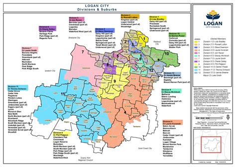 Logan City Council Boundary Map