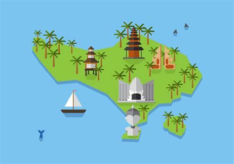 Vector Bali Map - Download Free Vector Art, Stock Graphics & Images