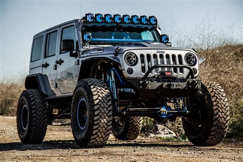 KCHiliTes Off-Road Lights Looking Amazing on Gray Lifted Jeep Wrangler — CARiD.com Gallery