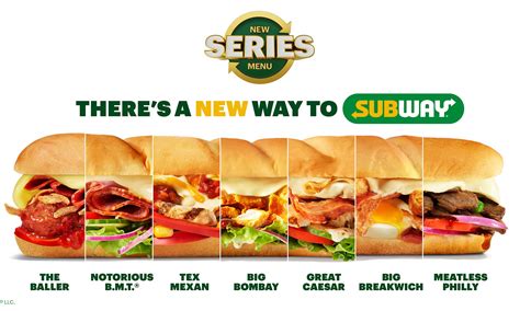 Subway Menu Bread