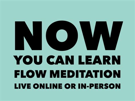 FLOW Meditation Online - The world is stressed. Meditation can help.