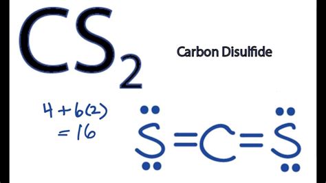 CS2 Lewis Structure: How to Draw the Lewis Structure for CS2 - YouTube