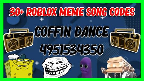 Roblox music code meme songs