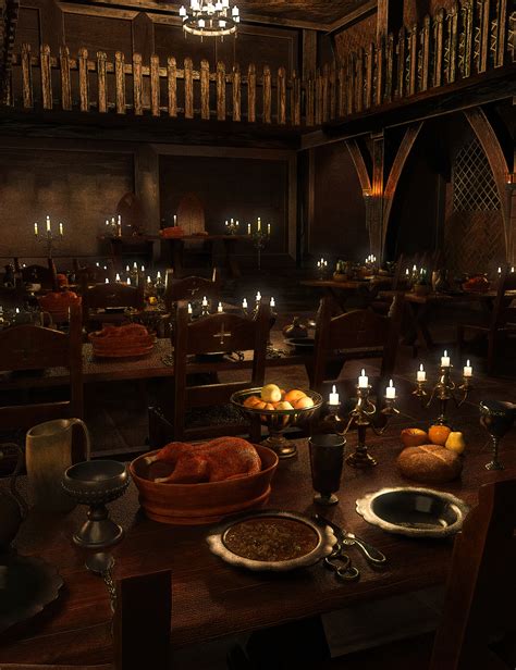 FG Medieval Great Hall | Daz 3D