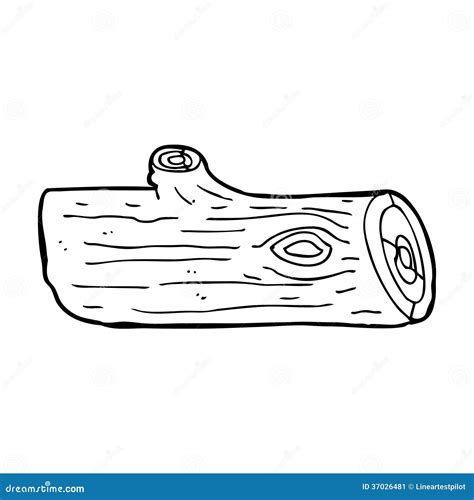 Cartoon log stock illustration. Illustration of clip - 37026481