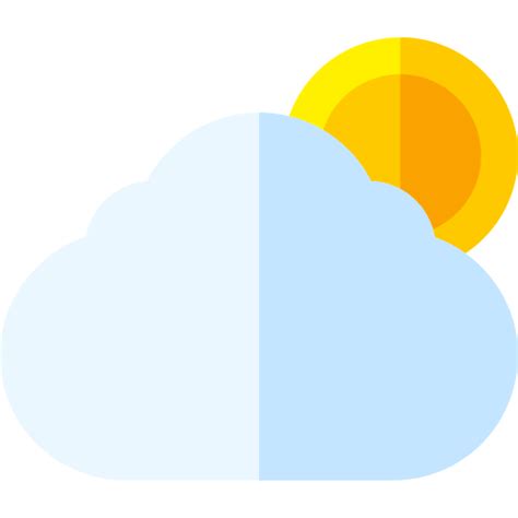 Cloudy Basic Rounded Flat icon