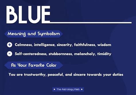 Blue Color Meaning and Symbolism | The Astrology Web