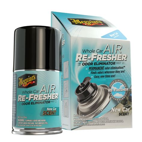 Meguiar's Whole Air Re-Fresher Odor Eliminator Mist, New Car Scent, G16402, 2 oz - Walmart.com