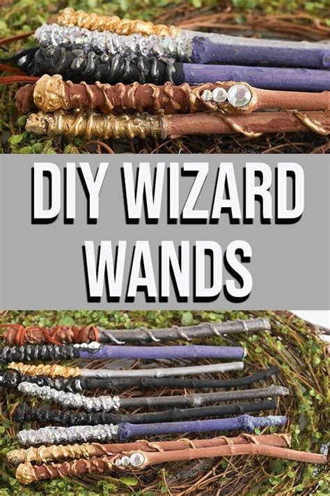 How to Make a Wizard Wand Out of a Stick | Easy DIY Wand Craft | Diy ...