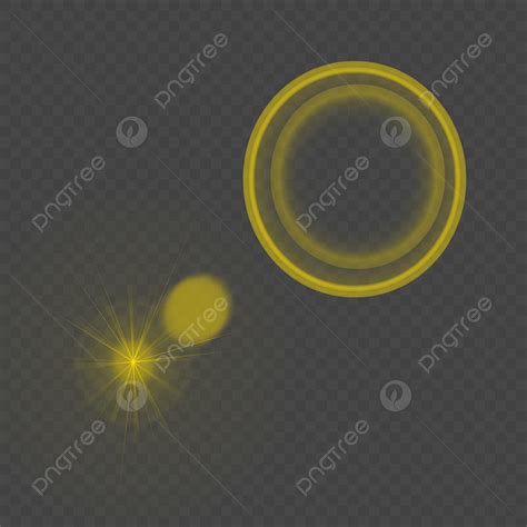 Ring Lens Flare Effect, Abstract, Light, Designbackground PNG Transparent Clipart Image and PSD ...