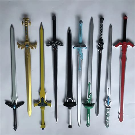 1:1 Sword Art Online Elucidator Dark Repulsor Sword Weapon Cosplay Sao Kirito Asuna Sword Anime ...