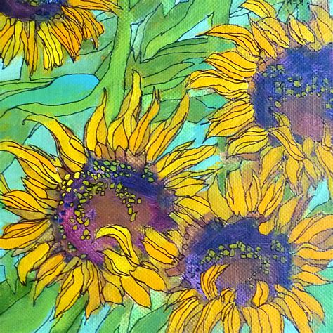 Painting My World: More Sunflower Paintings!